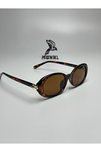 MONAL EYEWEAR Vintage/Antiquing Women's Sunglasses Oval Ultra Light Uv400 Pro...