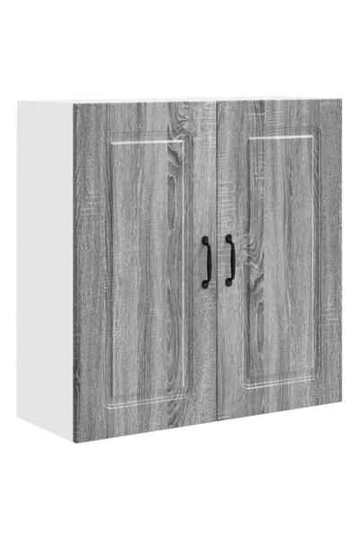 vidaxl Dulap de bucătărie Kalmar Gri Sonoma 80 x 31 x 80 cm