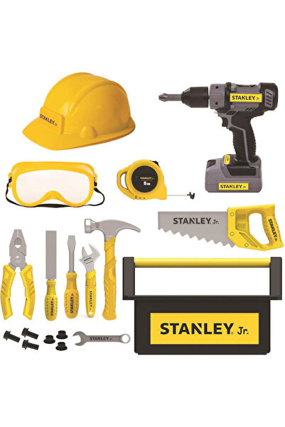 Stanley Jr Σετ Μεγάλης Εργαλειοθήκης για Παιχνίδι Προσποίησης με Ηλεκτρικό Δρ...