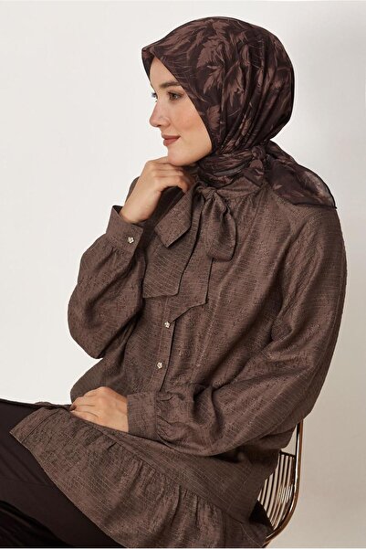 Alvina TUNICĂ JACQUARD CU LEGĂTURĂ LA GÂT 46638