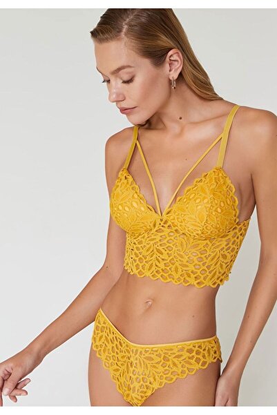 Cansoy Lionela Bralette με Δαντελένιο Brazil
