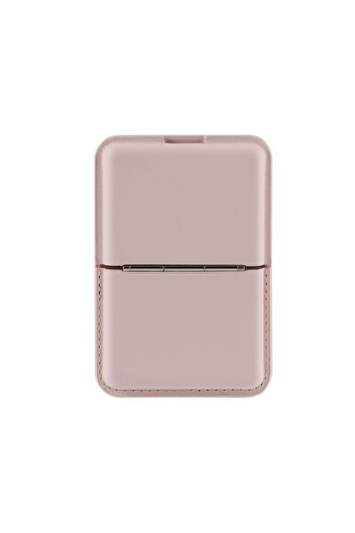 alphastore MagSafe Uyumlu Katlanabilir Mıknatıslı Deri Kartlık Ve Telefon Sta...