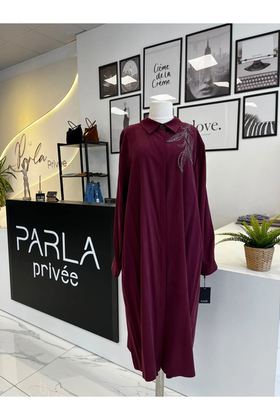 Parla Prive Boncuk ve Taş Detaylı Tunik