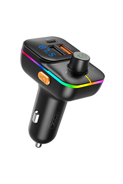 Xo Transmițător FM Bluetooth cu 2 porturi USB și încărcător USB-C PD