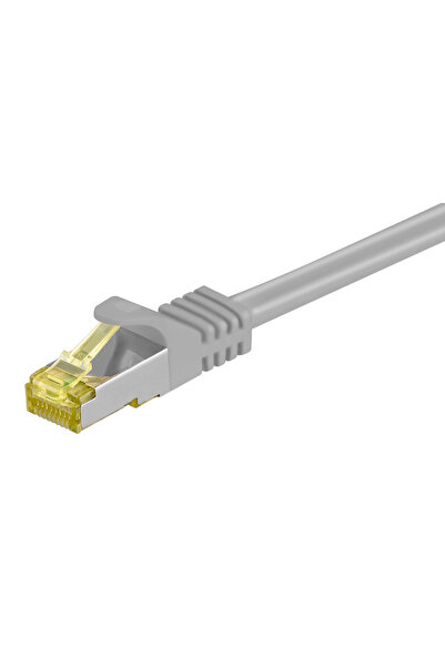 goobay καλώδιο δικτύου 91567, CAT 7 S/FTP, copper, 500MHz, 0.25m, γκρι