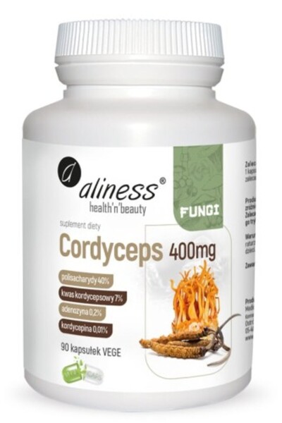 Aliness Cordyceps 400mg 90 capsule