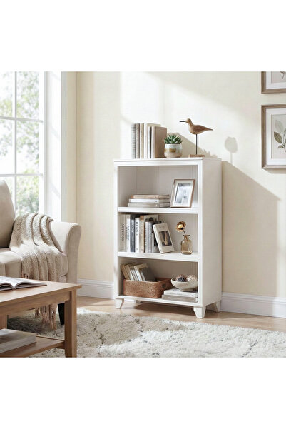 Topone1Topone1 Book Shelf, 3-Tier Bookshelf, Storage Shelves Bookcase, 27.56"...