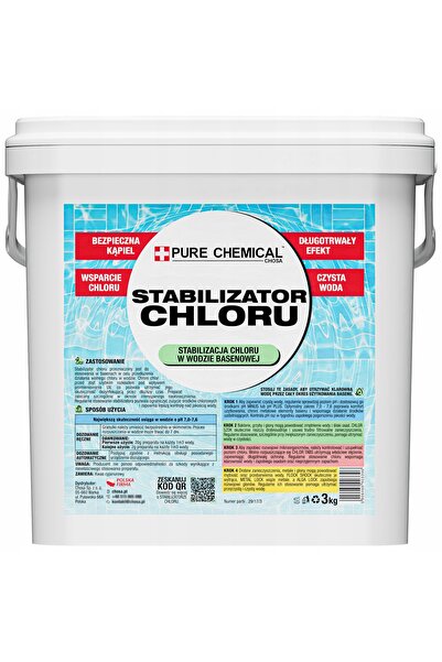 CHOSA Stabilizator Clor, Pure Chemical, 3Kg, Pulbere Acid Cianuric, Reduce Co...