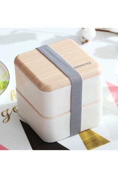 Arabest 2-Tier Leakproof Bento Lunch Box,Food Container,Microwave Dishwasher ...