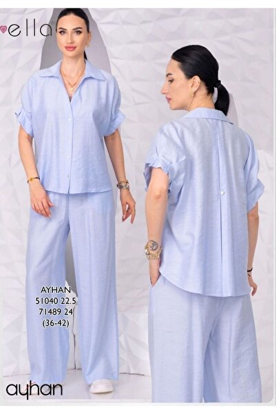 AYHAN Beli Lastikli Yandan Çepli Kol Detaylı % 90 Pamuk % 10 Polyester İkili ...