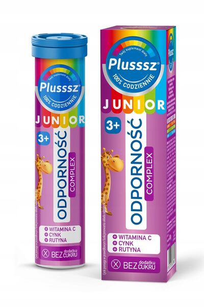 Polski Lek Plusssz Junior Complex de rezistență 20 comprimate Cartonat