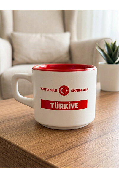 PALTO TASARIM Yurtta Sulh Cihanda Sulh White Venus Mug - Gift Mug Cup Mug