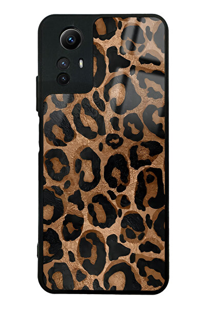 Spoyi Xiaomi Redmi Note 12s Leopar Tasarımlı Glossy Telefon Kılıfı