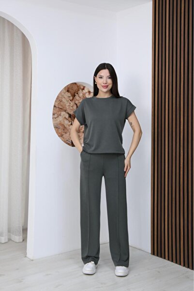 Mersella Pure Women's Cotton Soft Textured Comfortable Fit 2-Piece Set Casual...