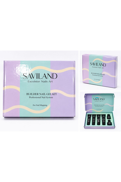Saviland Builder Nail Gel Kit Professional Nail System for Nail Extension & N...