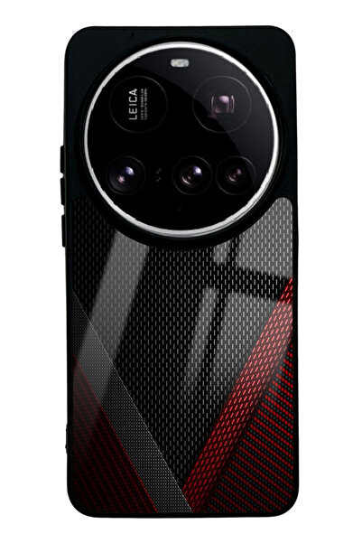 Spoyi Xiaomi 15 Ultra Red Tracer Tasarımlı Glossy Telefon Kılıfı