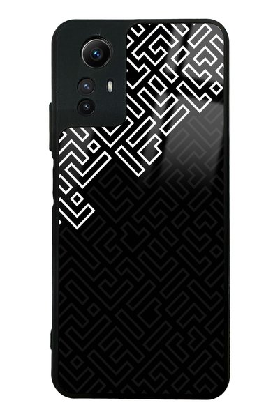 Spoyi حافظة هاتف Xiaomi Redmi Note 12s بتصميم Cipher Path لامعة