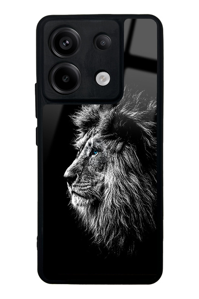 Spoyi Xiaomi Redmi Note 13 Pro 5G Aslan Tasarımlı Glossy Telefon Kılıfı
