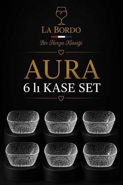 Herza House Aura Crystal Glass Presentation Bowl |   6 Pieces