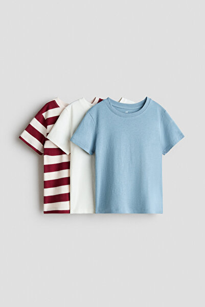 H&M 3'lü Pamuklu Tişört