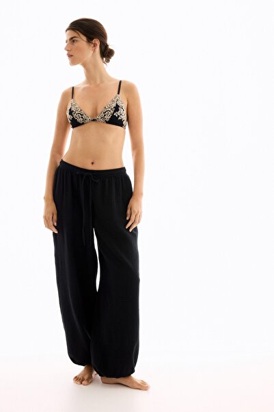 H&M Pamuklu Muslin Pijama Altı