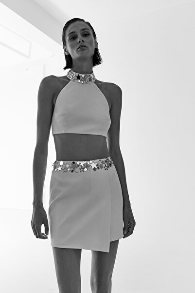 ILA THE BRAND Mills-Halter Neck Top with Star Accessories