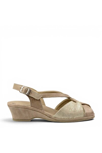 Suave Sandale casual moi 0065-B - 39, Bej, Piele