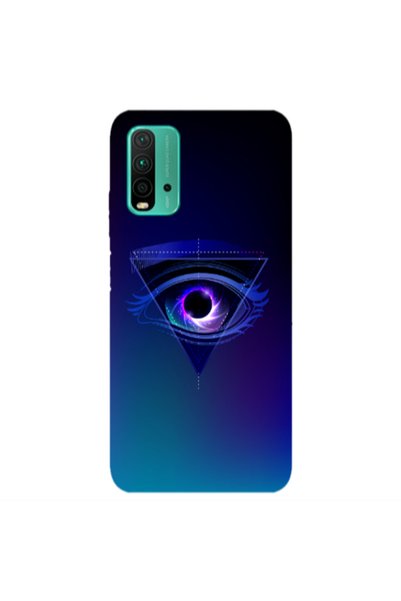 Other Xiaomi Redmi 9T Triangular blue eye Transparent Silicone TPU Θήκη