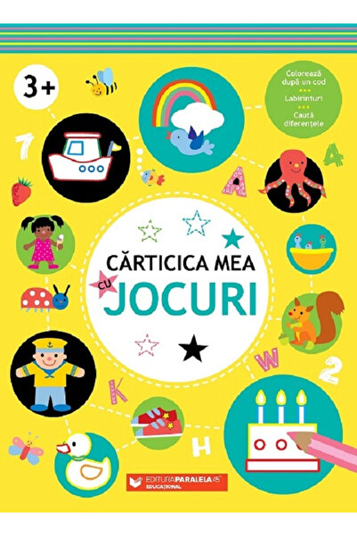 Editura Paralela 45 Micul meu cartonaj de jocuri. 3 ani+, Editura Paralela 45