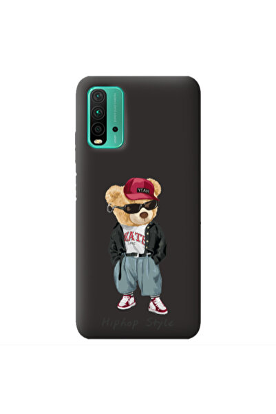 Other Xiaomi Poco M3 Hip hop style Black Colored Silicone TPU Θήκη