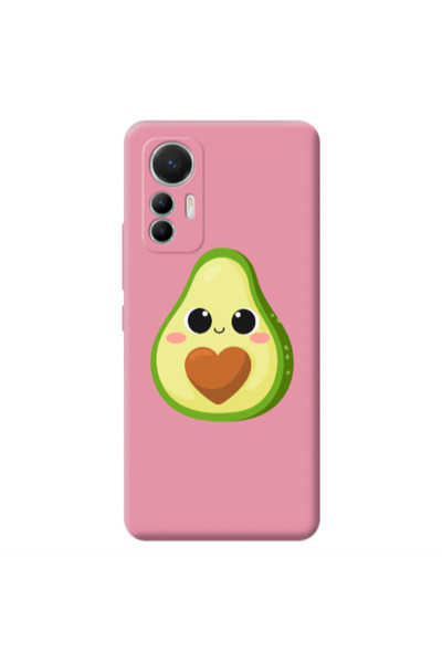 Other Xiaomi Mi 12 Lite Baby avocado Pink Colored Silicone TPU Θήκη