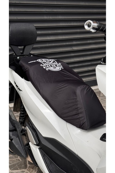 Motobros Tvs Ntorq Uyumlu Sele Kılıfı Kuru Kafa Baskılı