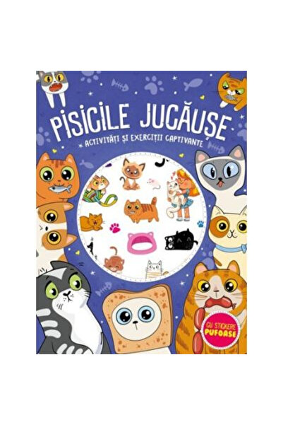 Mimorello Jucaus Cats - Autocolante pufoase - Editură