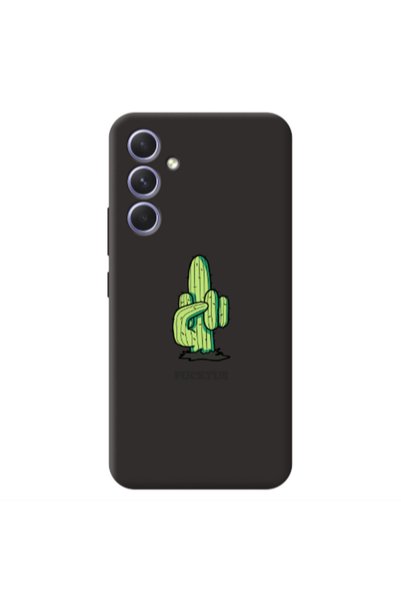 Other Samsung A56 Green Cactus Black Colored Silicone TPU Θήκη