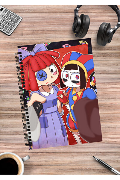 mertfigur Neverovatna digitalna cirkuska anime spiralna sveska A5 (50 listova)