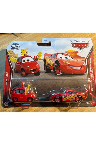 HOT WHEELS Disney Pixar - İkili Karakter Araçlar maddy mcgear lightning mcque...