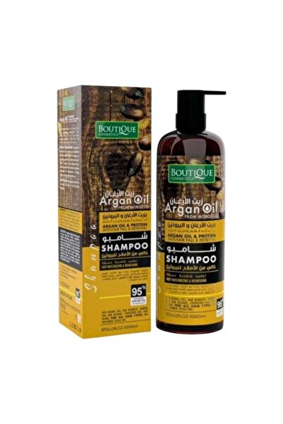 Boutique Shampoo for dry and damaged hair with argan oil and protein, deeply ...
