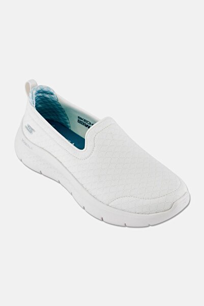 SKECHERS حذاء نسائي فليكس هانا سليب أون جو للمشي، لون أبيض فاتح