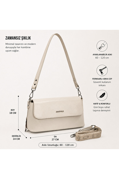 Just Polo Women's New Season Cross-Strap Stylish Hand and Shoulder Bag Suitab...