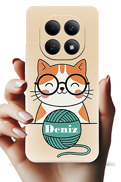 Noprin Xiaomi Redmi Note 15 5G Kılıf - İsimli Yazılı Kişiye Özel Kişileştirel...