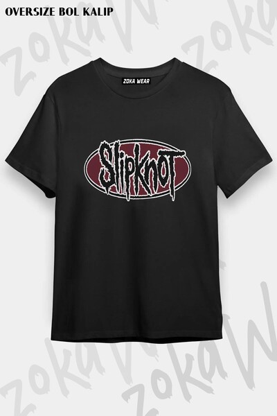 ZOKAWEAR Μπλουζάκι Unisex Loose Fit με στάμπα Slipknot v50