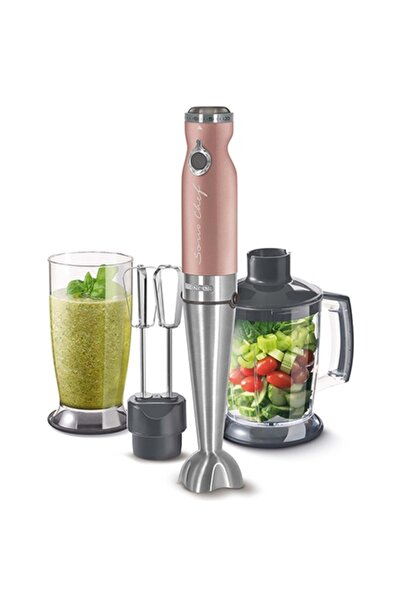 Sencor Mixer de mână 4-în-1, 1200W, Lame cvadruple din titan, Motor DC silențios