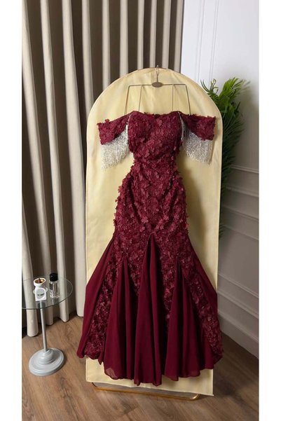 maria fashion beautiful evening dress