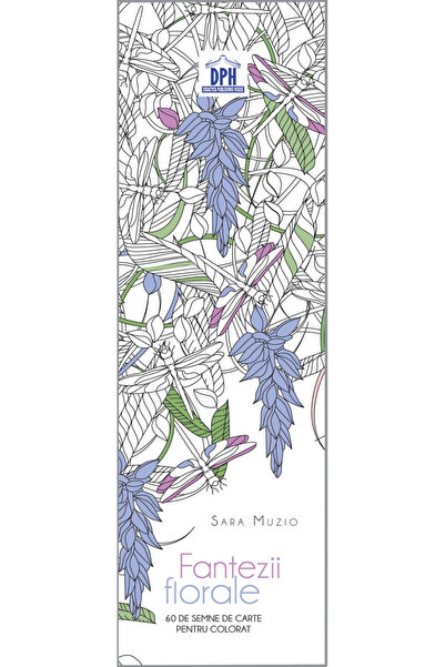Editura DPH Coloring Bookmarks - Floral Fantasies, - DPH Publishing House