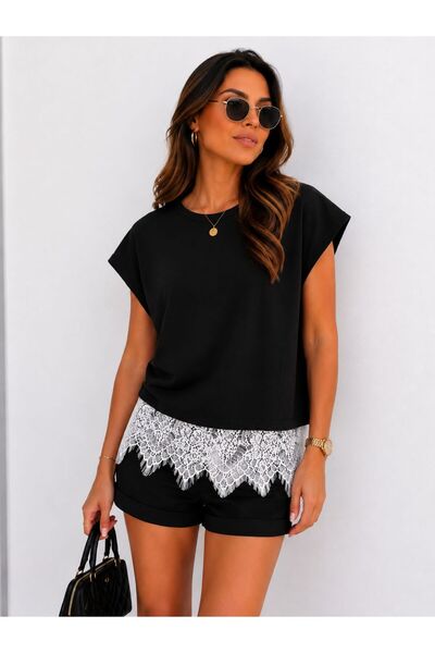 ModaYaren New Trend Tulle Bat Shape. Women's Bluz