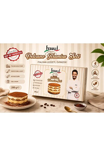 PESOTTİ Tiramisu Seti 300 g Volcano