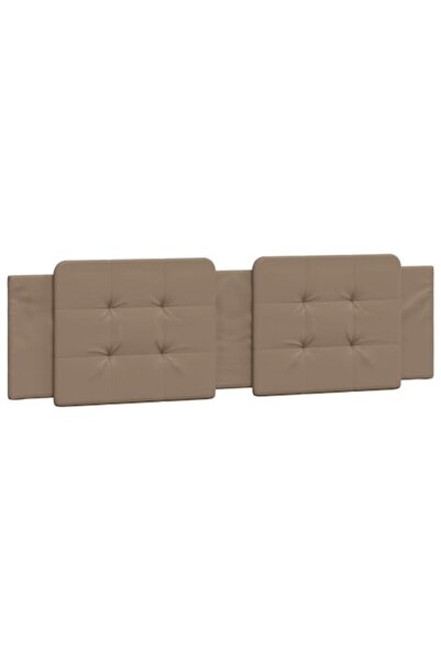 vidaxl Pernă tăblie vidaXL, cappuccino, 180 cm, piele artificială, 1.65 Kg