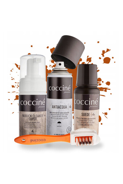 Coccine Set de ingrijire pentru piele intoarsa si nubuc, Coccine, Restaurator...
