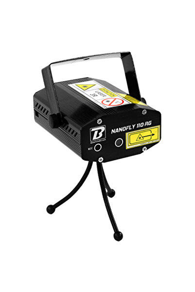 BoomTone DJ Proiector laser roșu și verde 110mW cu trepied