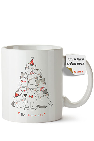 ET ERTAPASSAGE original creative designs Cat Design Printed Porcelain Mug (Do...